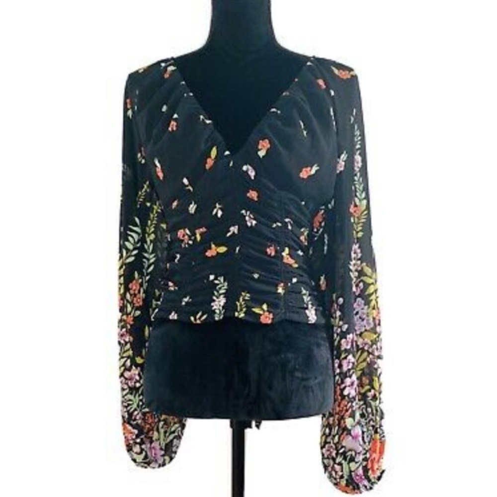 Free People floral float top